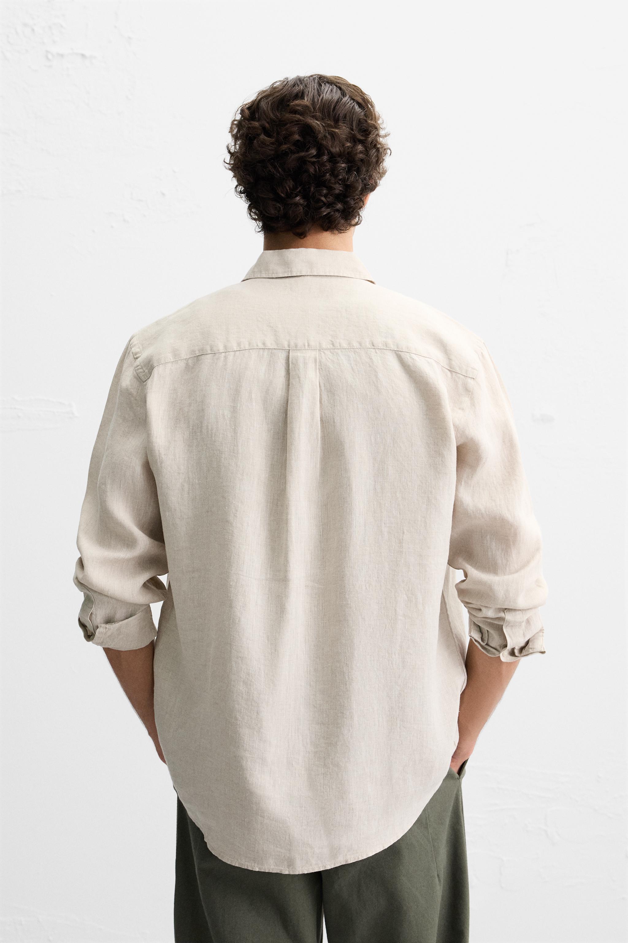 Silver Mist Linen Shirt