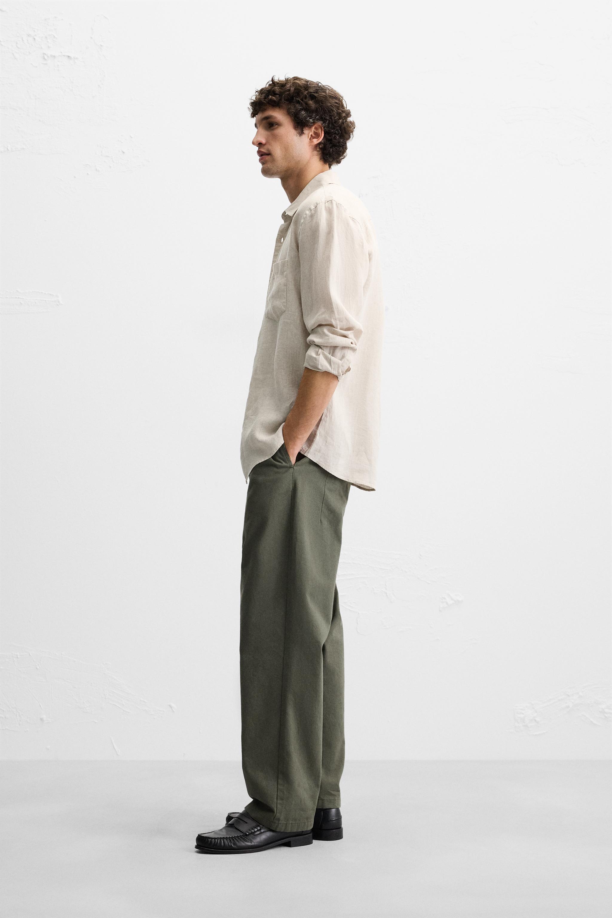 Silver Mist Linen Shirt