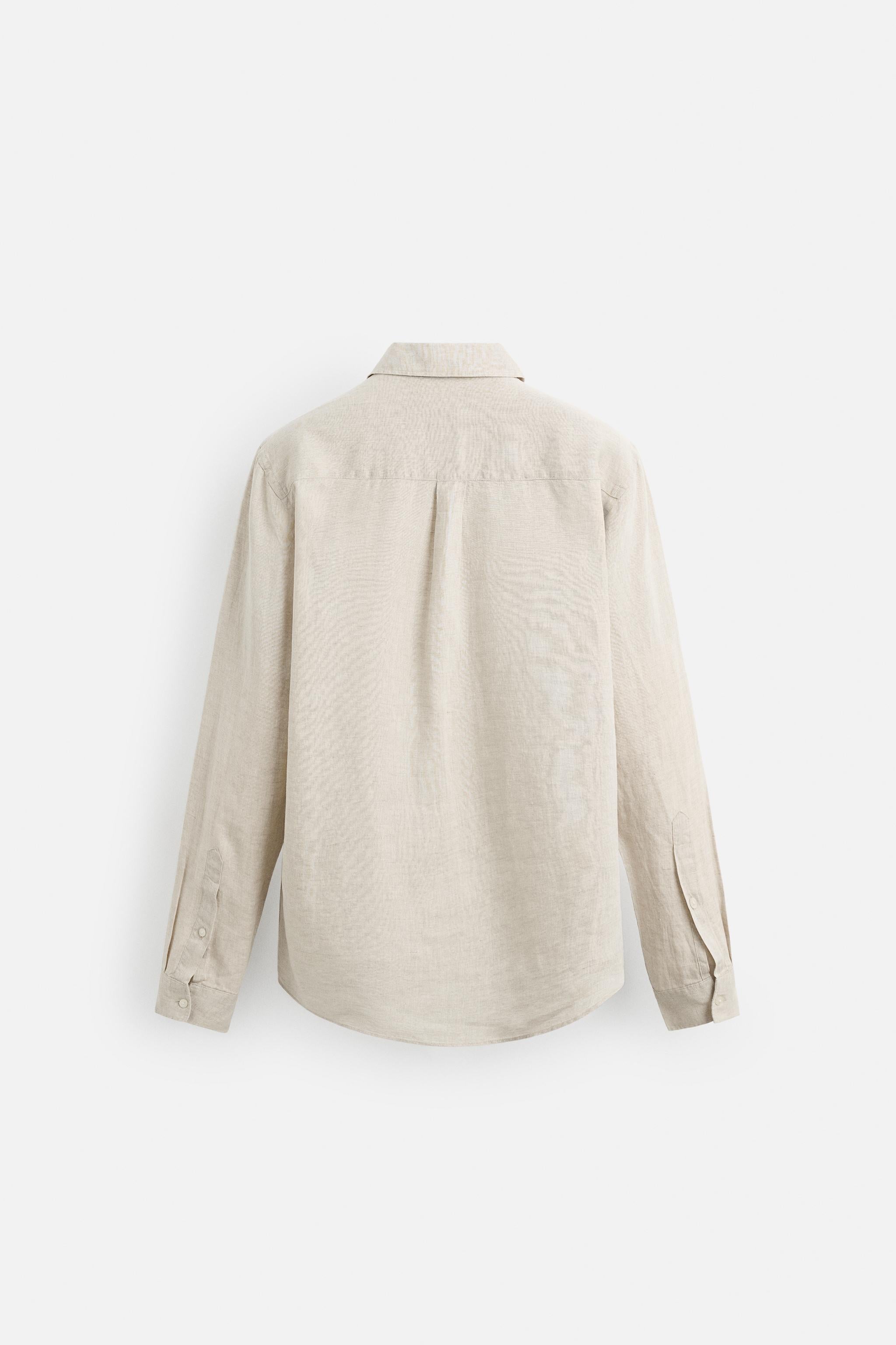 Silver Mist Linen Shirt