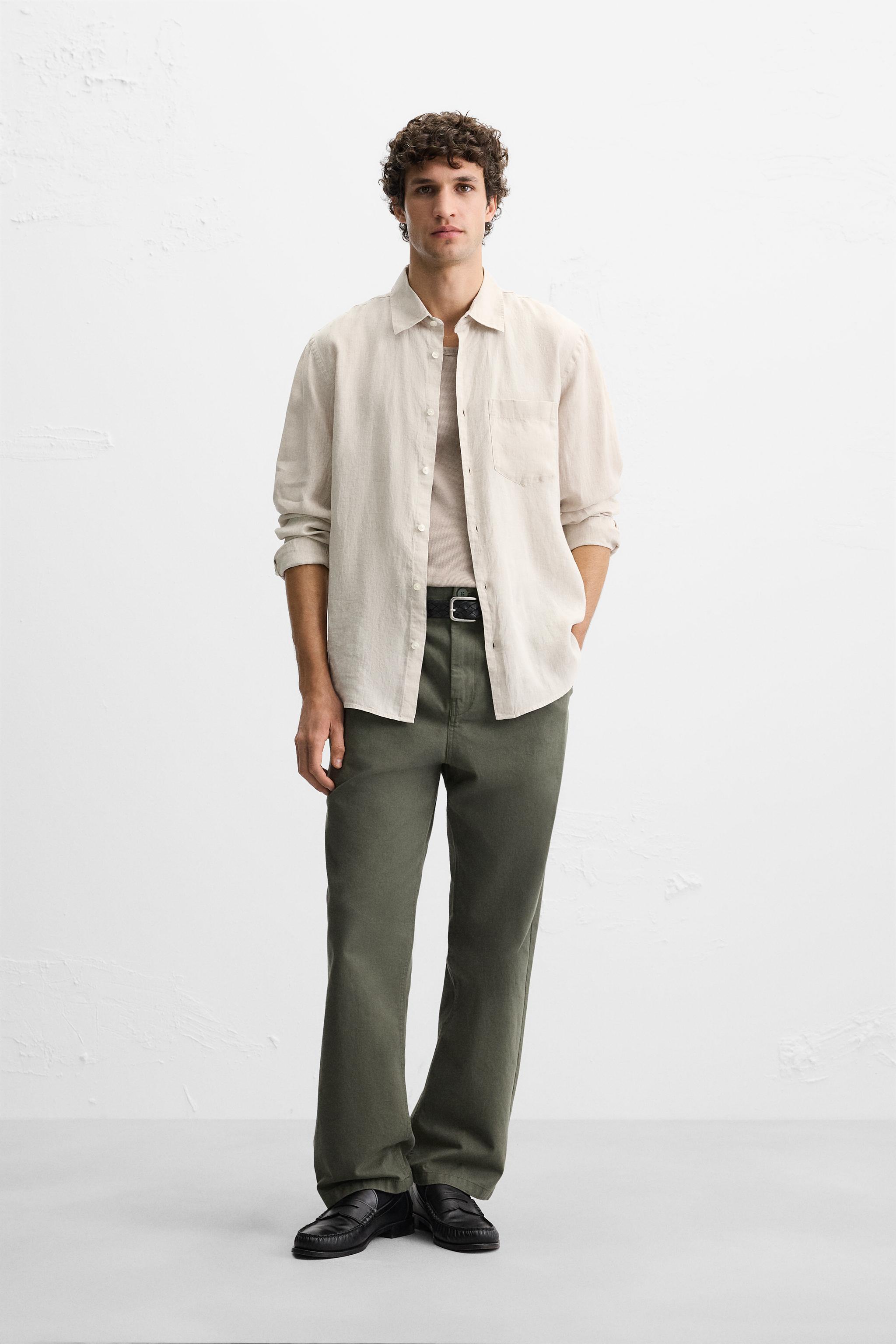 Silver Mist Linen Shirt