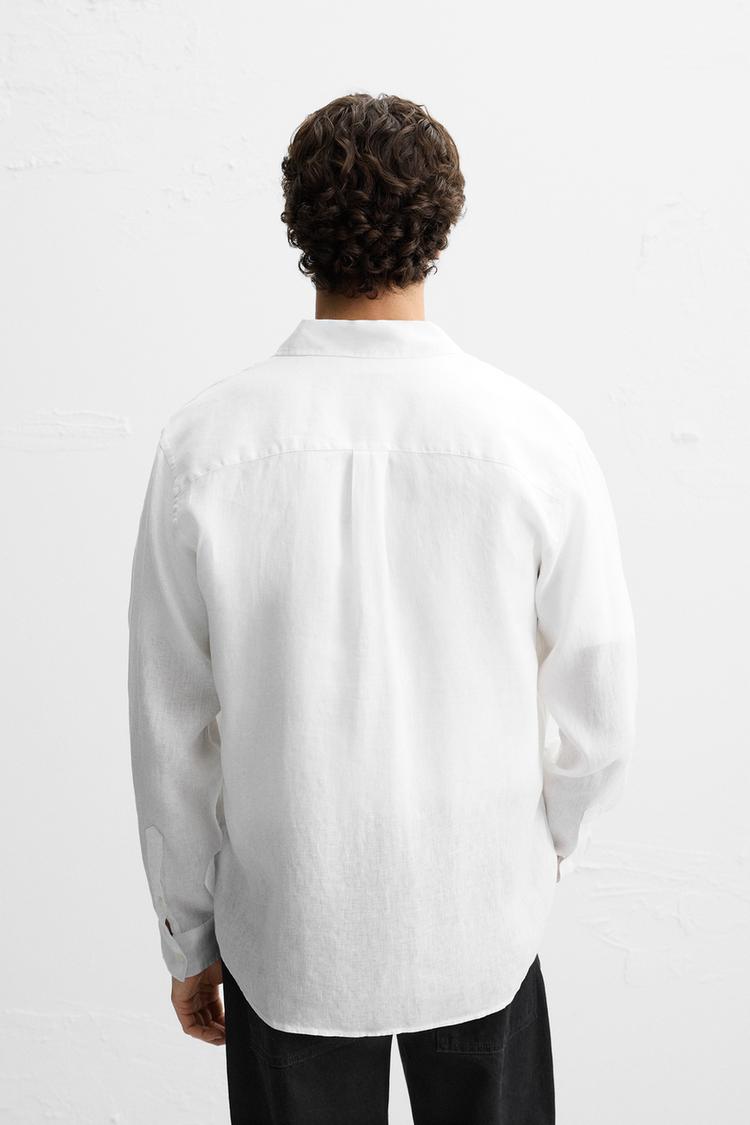 Ivory Dawn Linen Shirt
