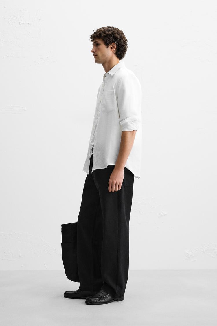 Ivory Dawn Linen Shirt