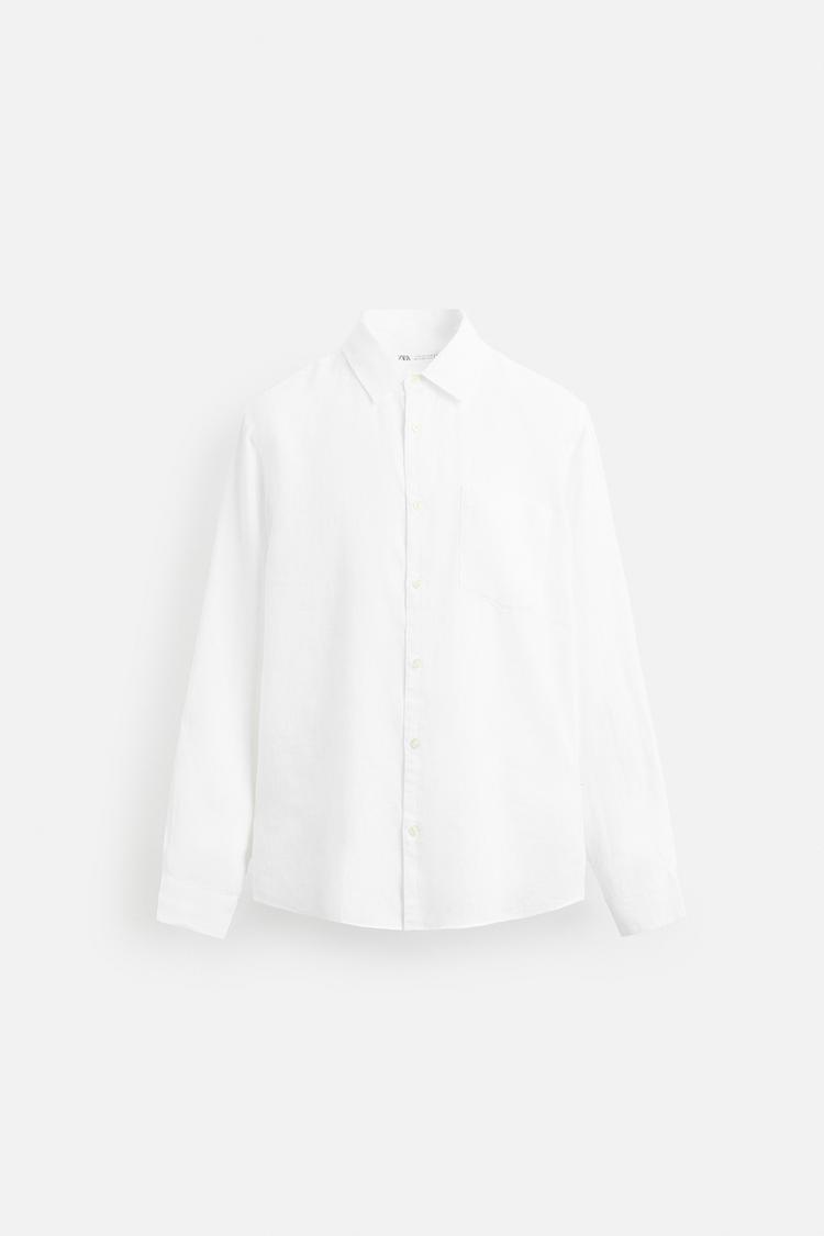 Ivory Dawn Linen Shirt